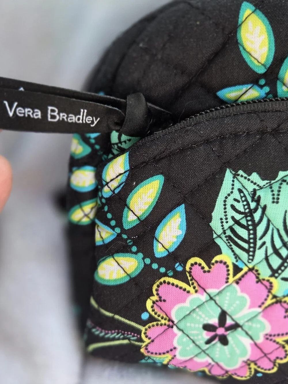 Vera Bradley Island Garden Cosmetic Bag.